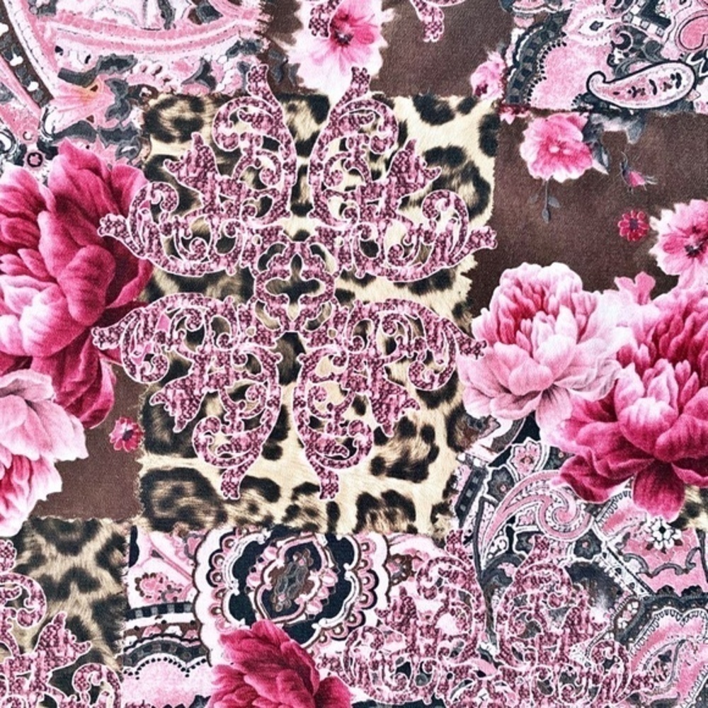 BFA Classics Vintage Rose Floral and Animal Print Tank Top - Picture 7 of 7